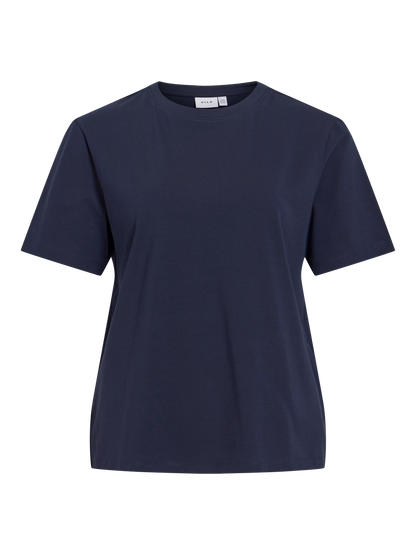 Vila - Vinora - T-shirt - Navy Blazer