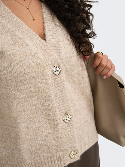 Only Carmakoma - Carzoey - Cardigan - Woodsmoke