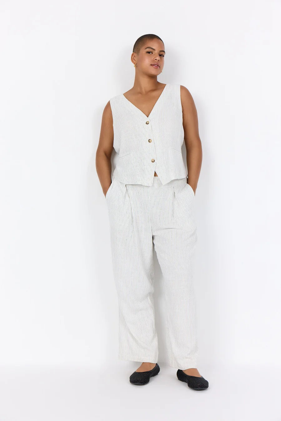 PANTS-WA-SANILLA 3- 1100C OFFWHITE COMBI