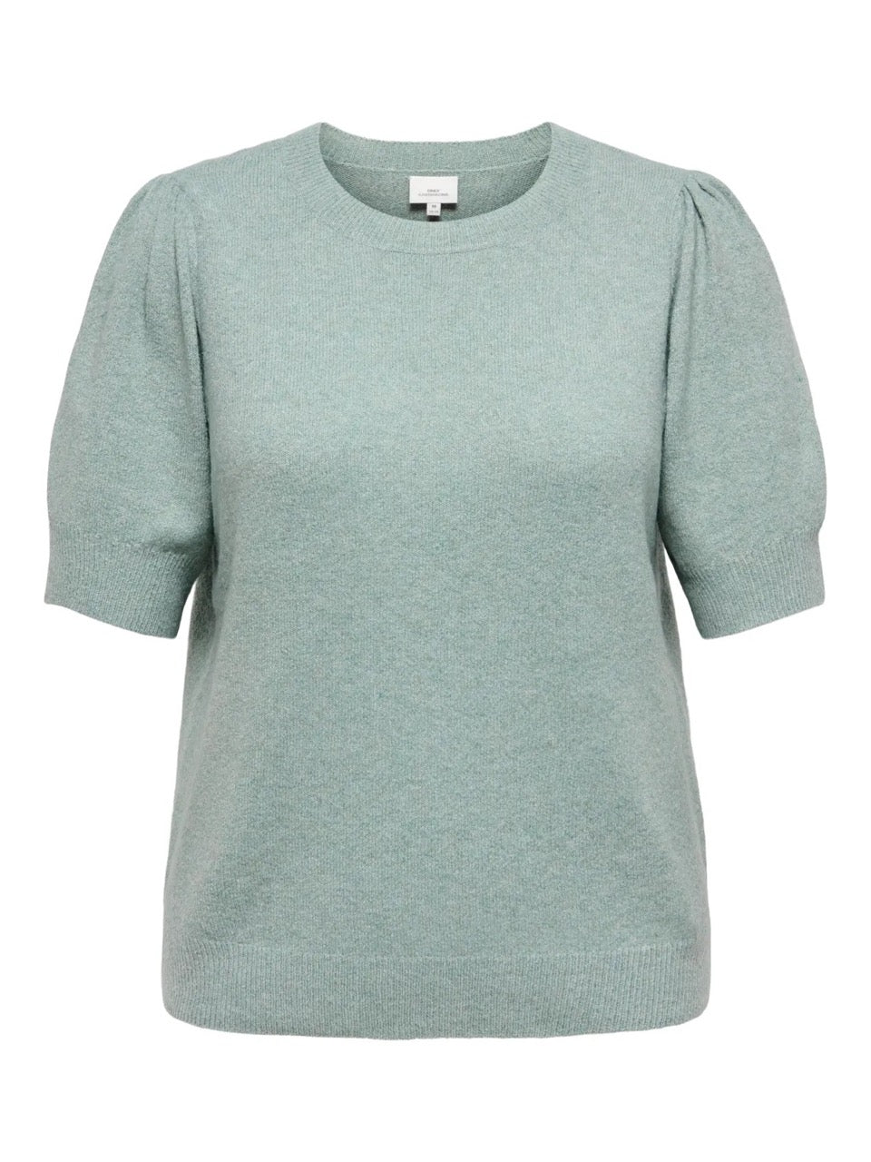 kortærmet grøn strik ONLY Carmakoma CARRICA 2/4 PULLOVER Chinois Green Melange