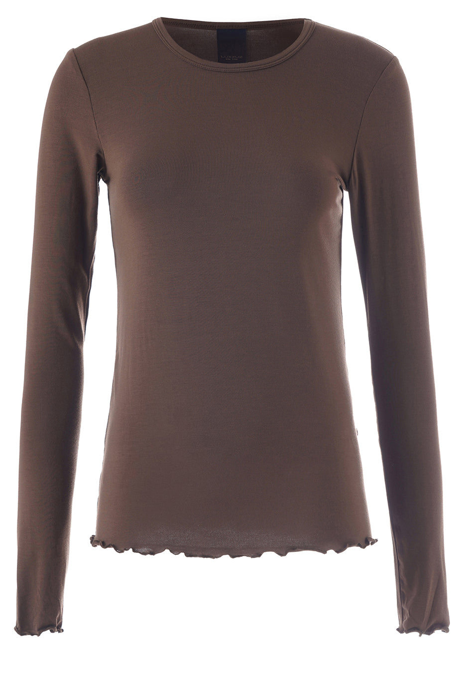 LUXZUZ Sigba Bambus T-Shirt - Coffee Bean