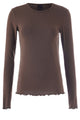 LUXZUZ Sigba Bambus T-Shirt - Coffee Bean