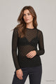LUXZUZ // ONE TWO - Dot Mesh T-shirt - 787 Delicioso