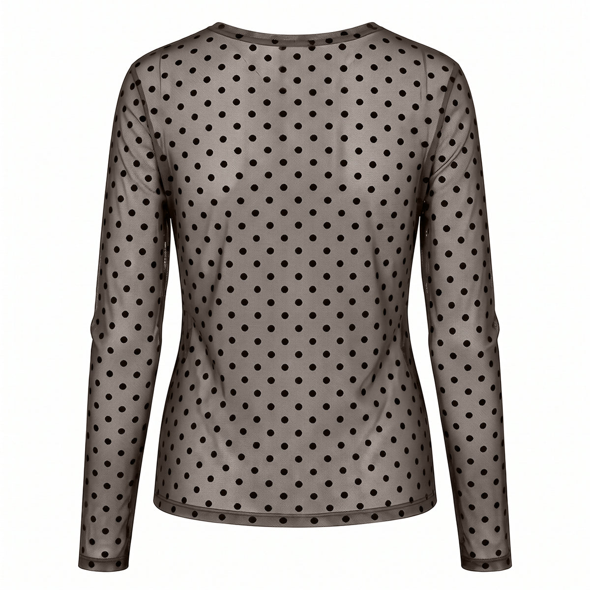 LUXZUZ // ONE TWO - Dot Mesh T-shirt - 787 Delicioso