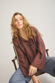 LUXZUZ // ONE TWO - Eivoa Blouse - 718 Suitcase Brown