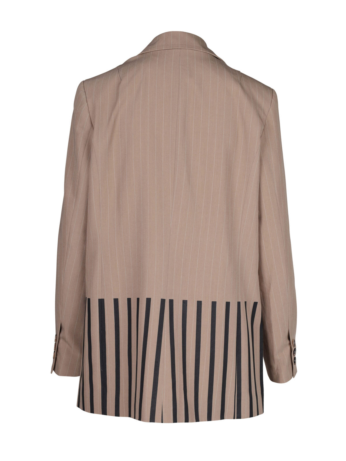 Nü stribet beige blazer theo blazer 125 Seasand mix