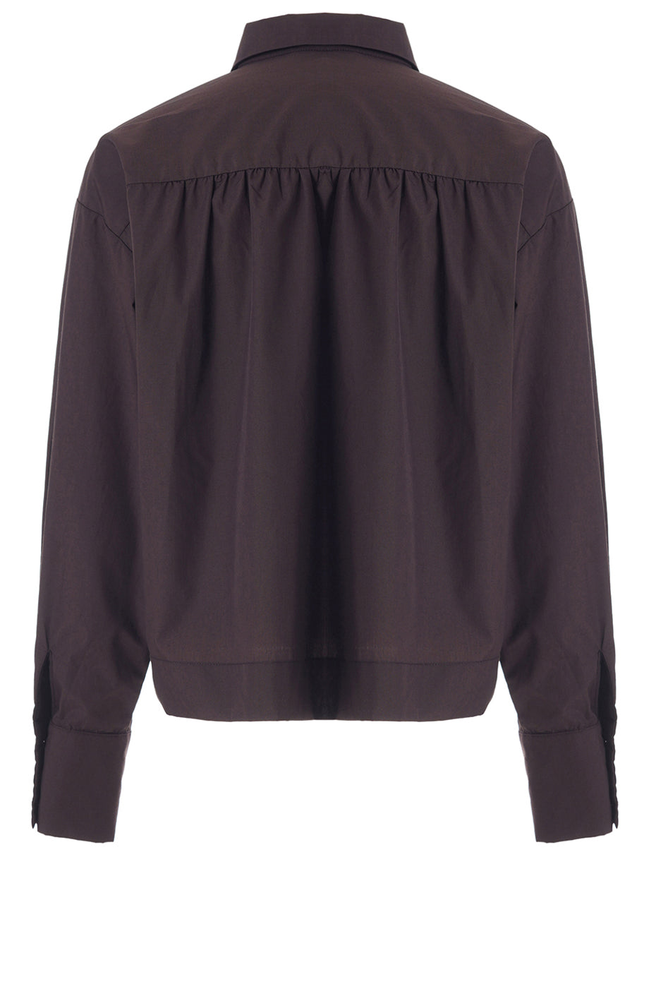 LUXZUZ Makiero Shirt - Chocolate Plum