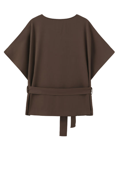 LUXZUZ // ONE TWO Irka Bluse - 749 Rain Drum