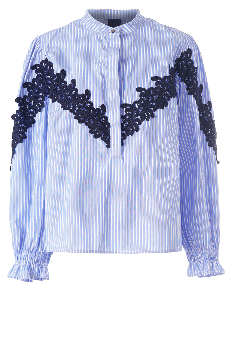 Hanna Bluse – 535 Kolonieblau