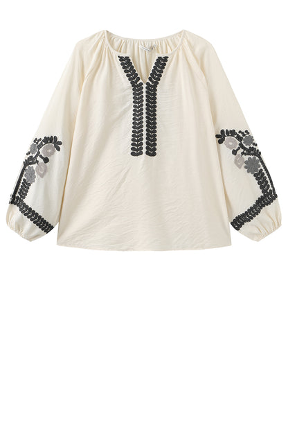 LUXZUZ // ONE TWO - Adel Blouse - 741 Ecru