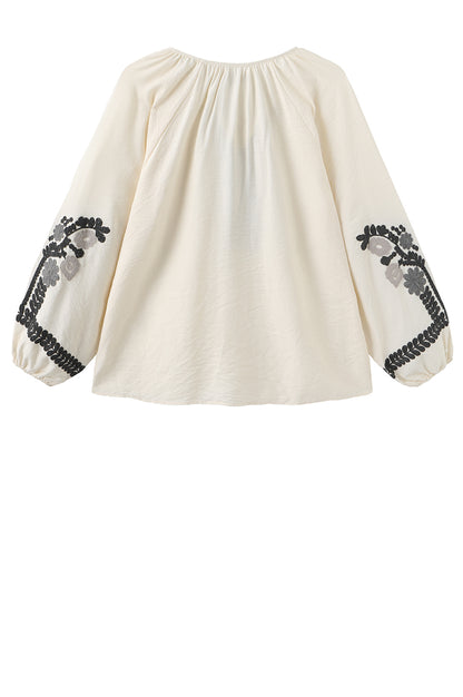 LUXZUZ // ONE TWO - Adel Blouse - 741 Ecru