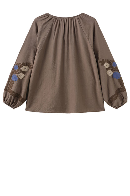 LUXZUZ // ONE TWO - Adel Blouse - 774 Granola
