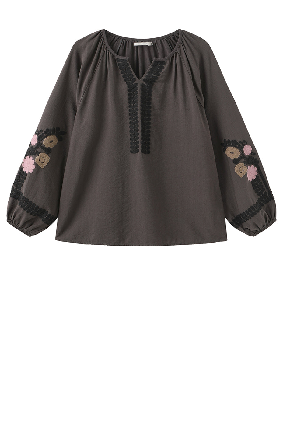 LUXZUZ // ONE TWO - Adel Blouse - 788 Chocolate Chip