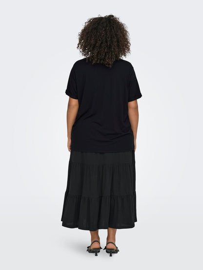 Only Carmakoma - CARMOSTER - T-shirt - Black