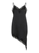 sort kjole med stropper og blonder. VILA VILACEY STRAP DRESS black