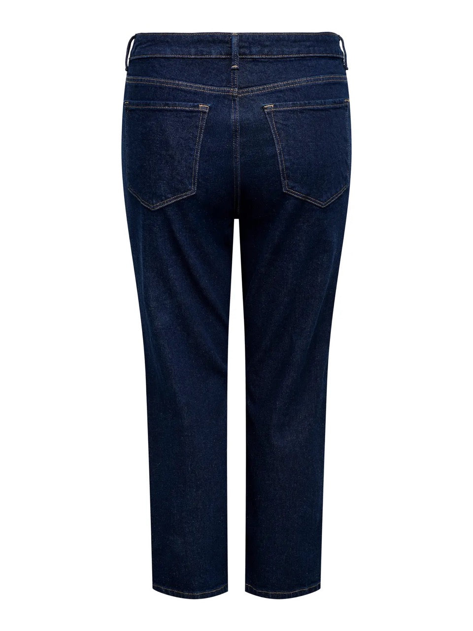 mørkeblå jeans ONLY Carmakoma CAREMILY ANK jeans Dark Blue Denim Rinse