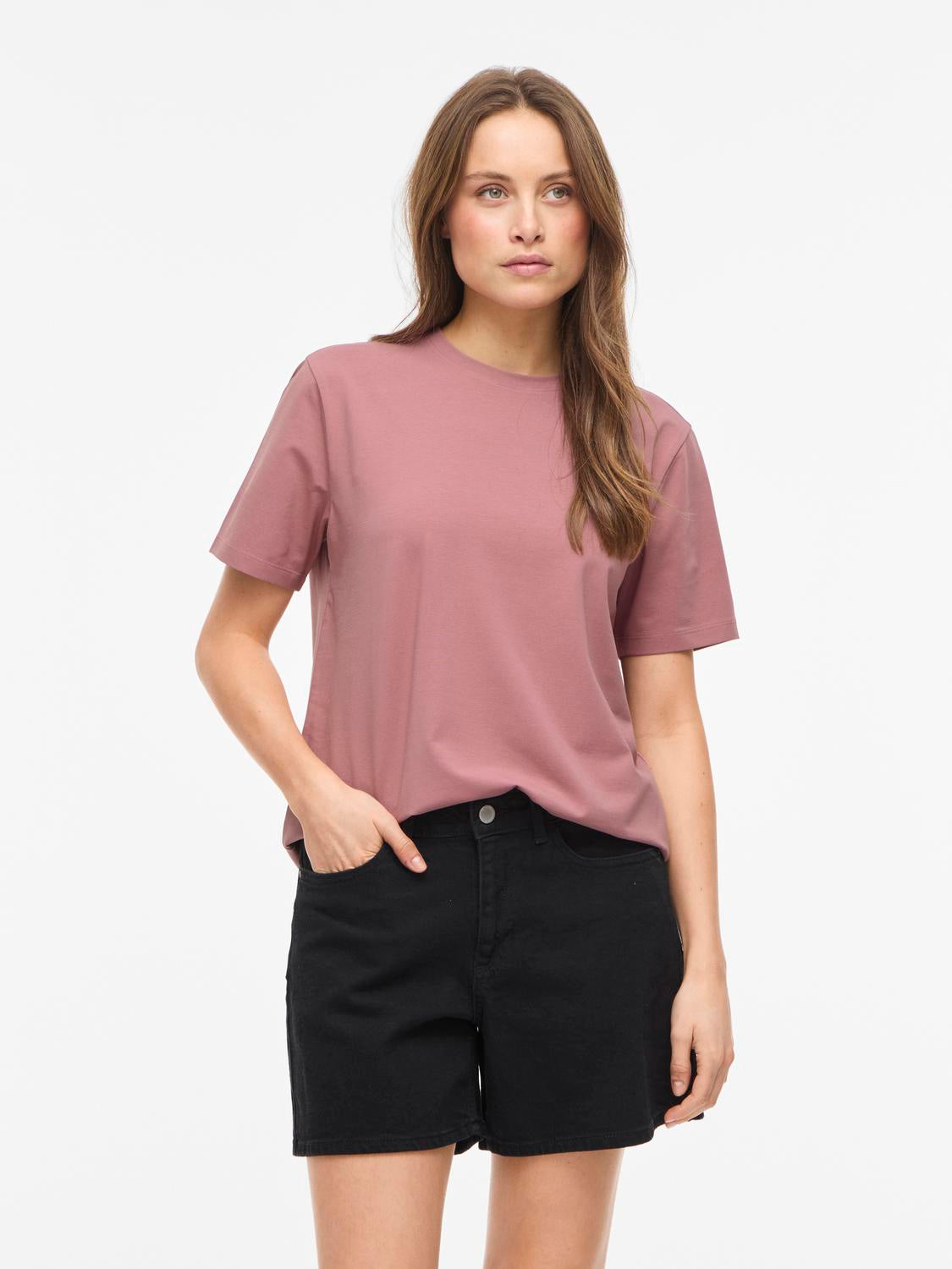 Vila - Vinora - T-shirt - Nostalgia Rose