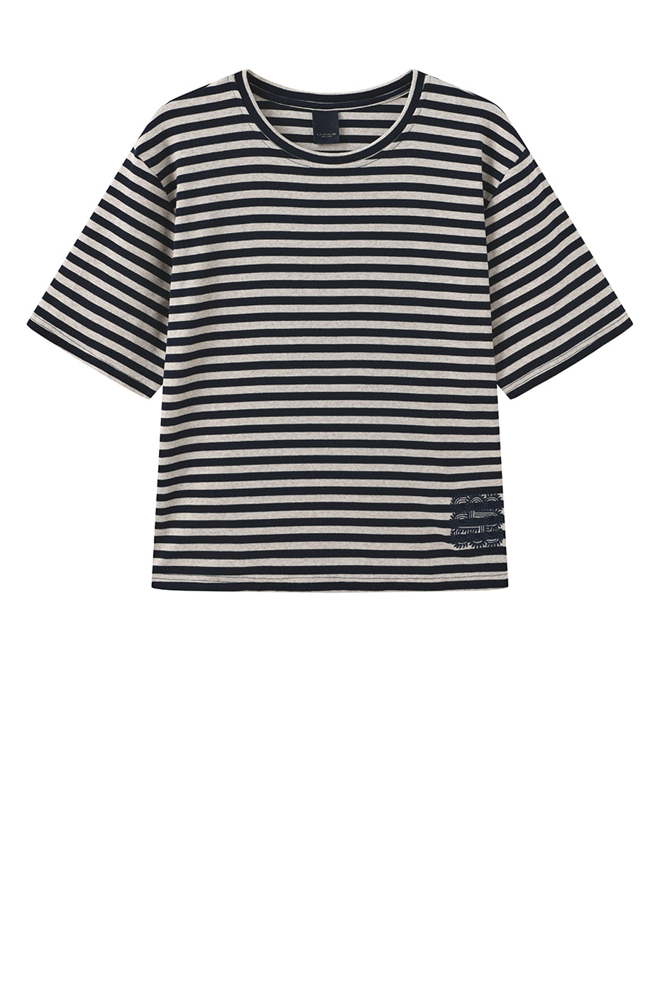 Luxzuz One Two - Boxy T-shirt Night Blue
