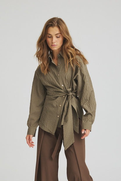 Luxzuz One Two - Zina Shirt Olivo