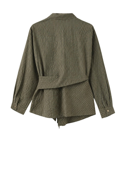 Luxzuz One Two - Zina Shirt Olivo