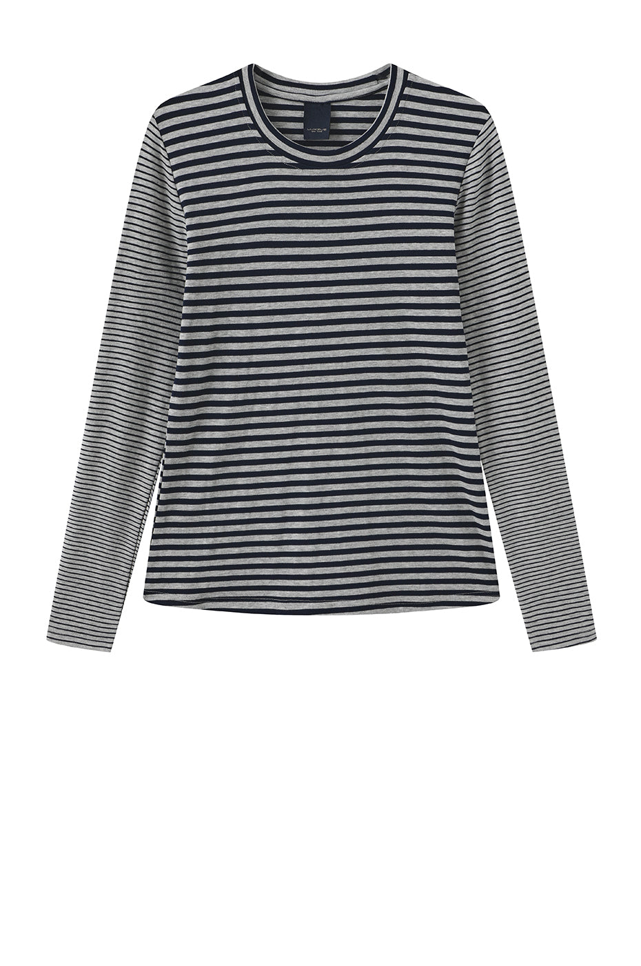 Luxzuz One Two - Zegzag Stripe T-shirt Night Blue