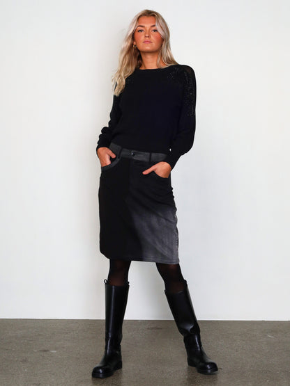 NÜ Venia Skirt | 000 Black mix