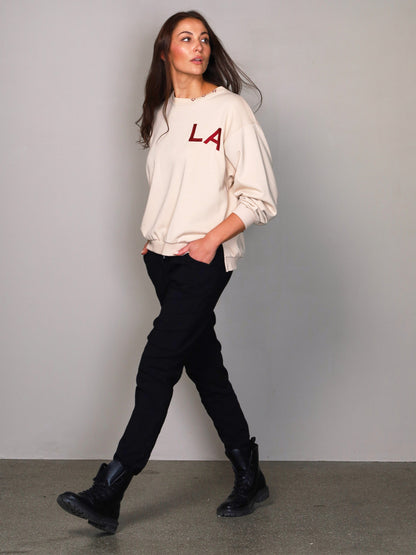 NÜ 125 Beige Vivienne Sweatshirt | 8171-40