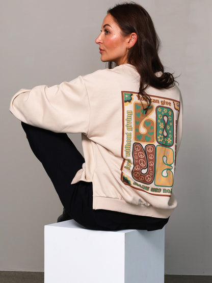 NÜ 125 Beige Vivienne Sweatshirt | 8171-40