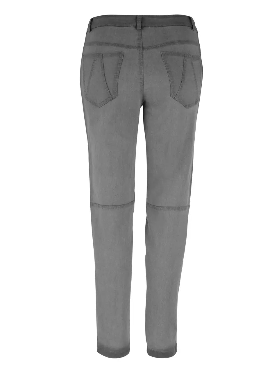 bagpå grå jeans med fremhævede syninger NÜ Yelena 7/8 Trousers Grey 8300-10