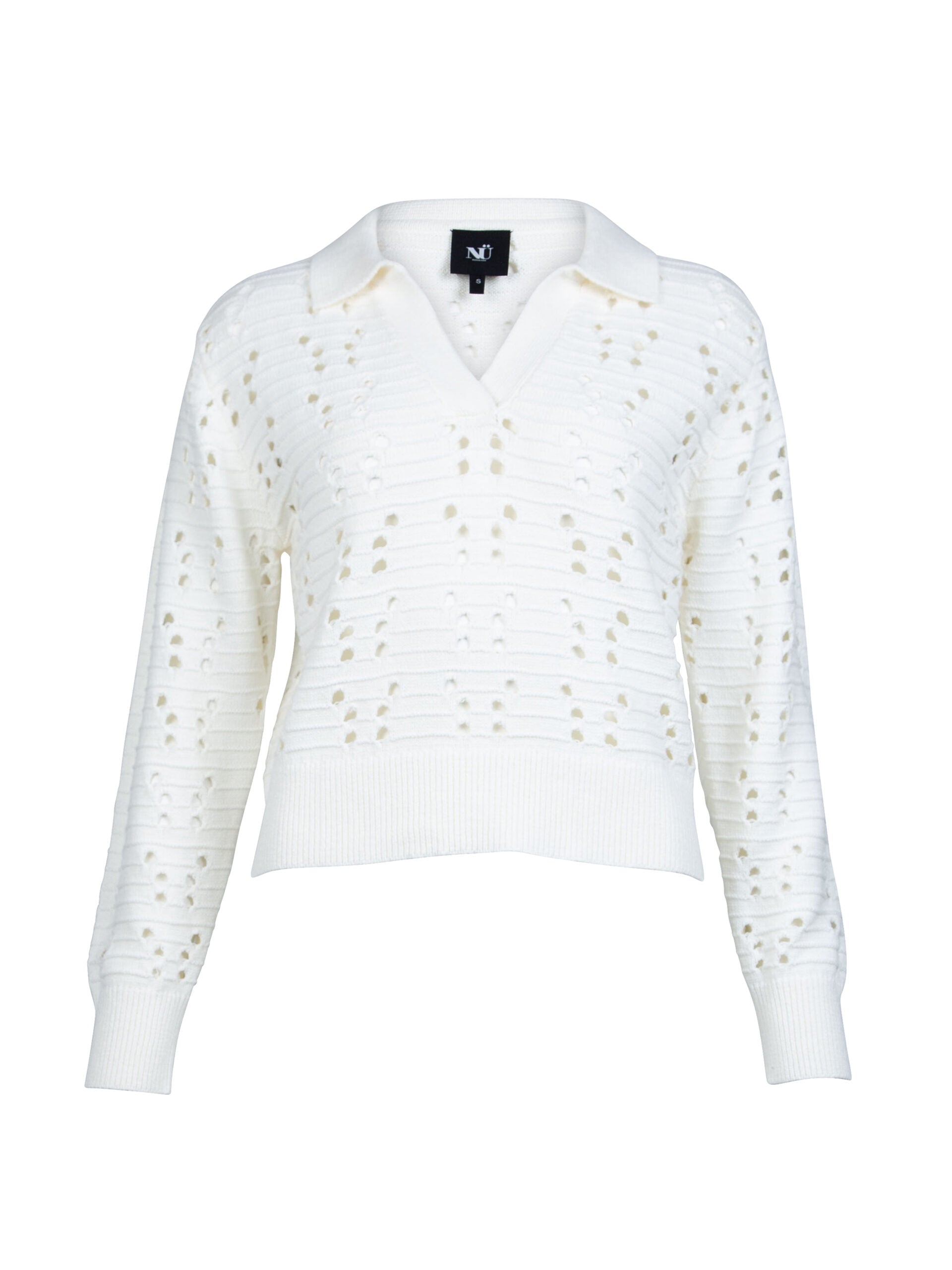 NÜ Yaffa Blouse l/s knit | 110 Creme