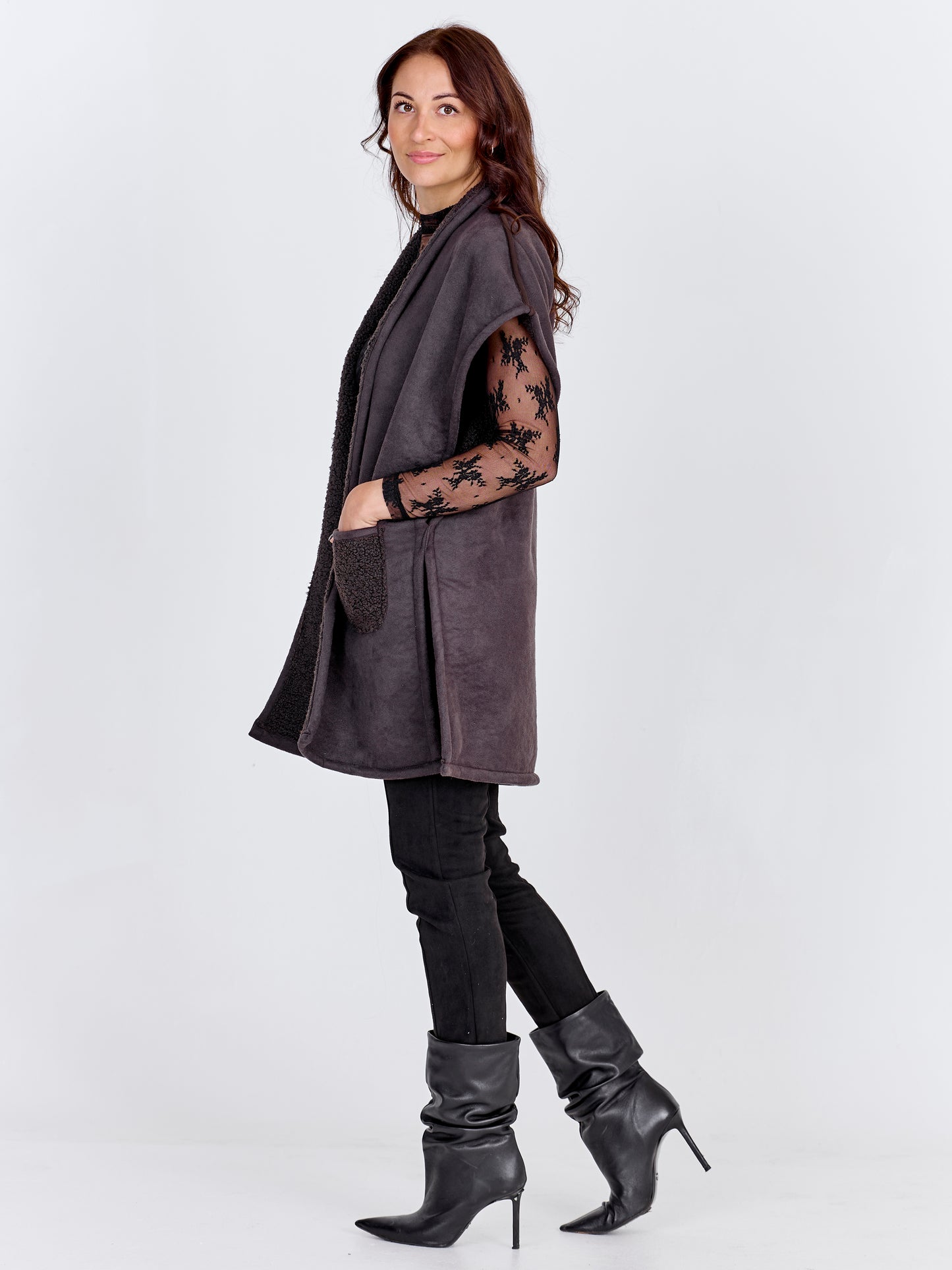NÜ Aria Weste | Dark Grey