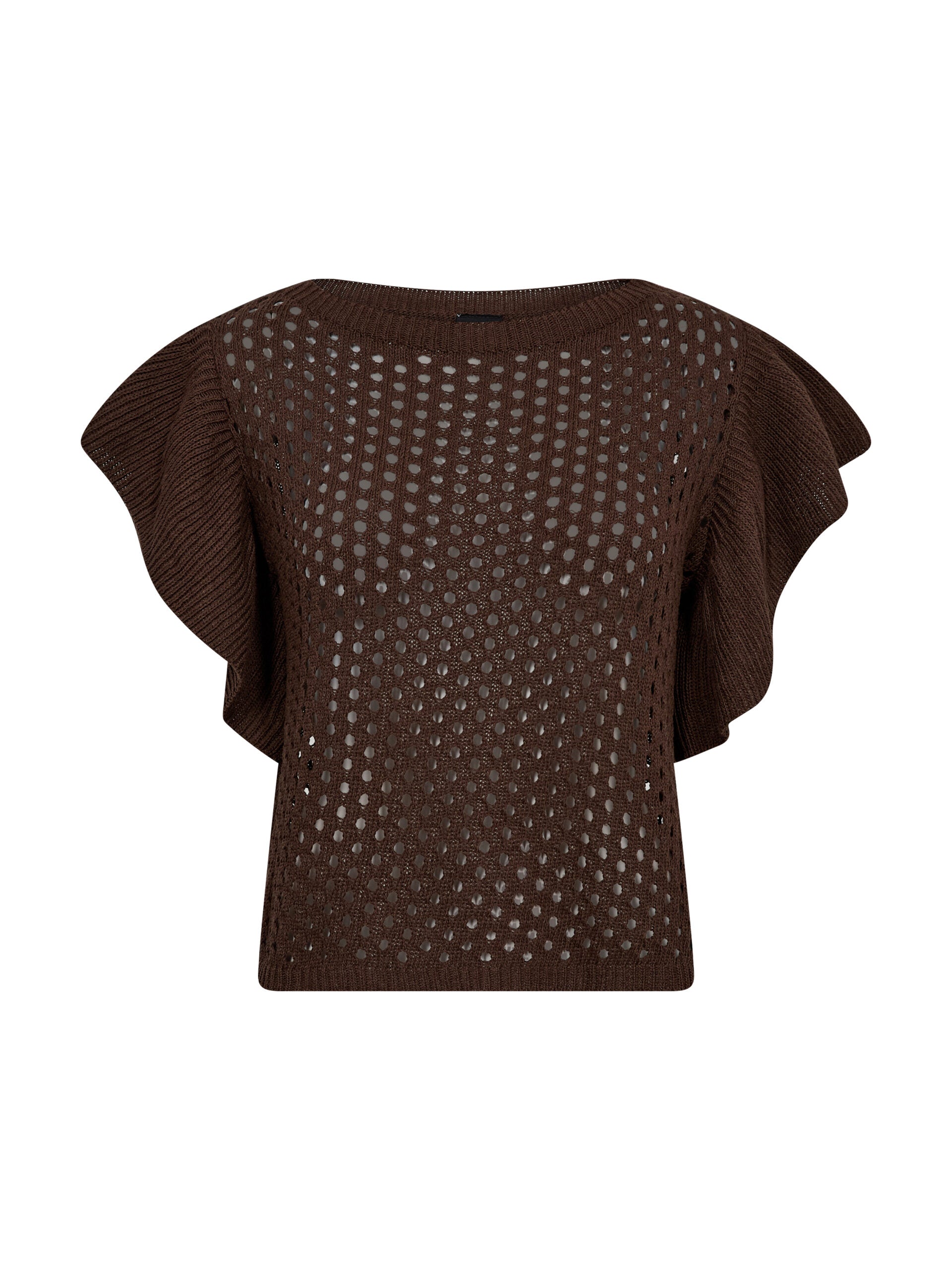 NÜ Aida Blouse Knit | Dark Brown