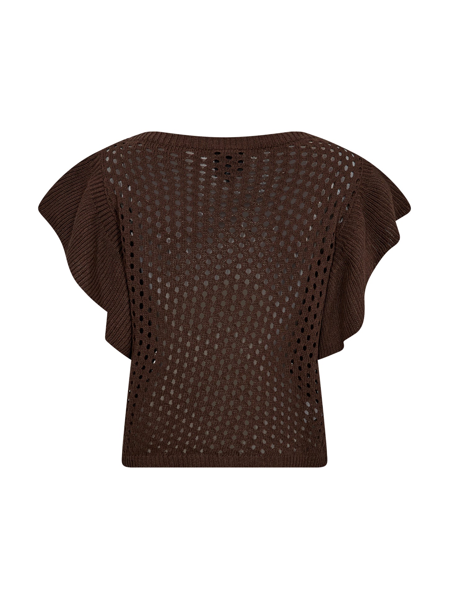 NÜ Aida Blouse Knit | Dark Brown