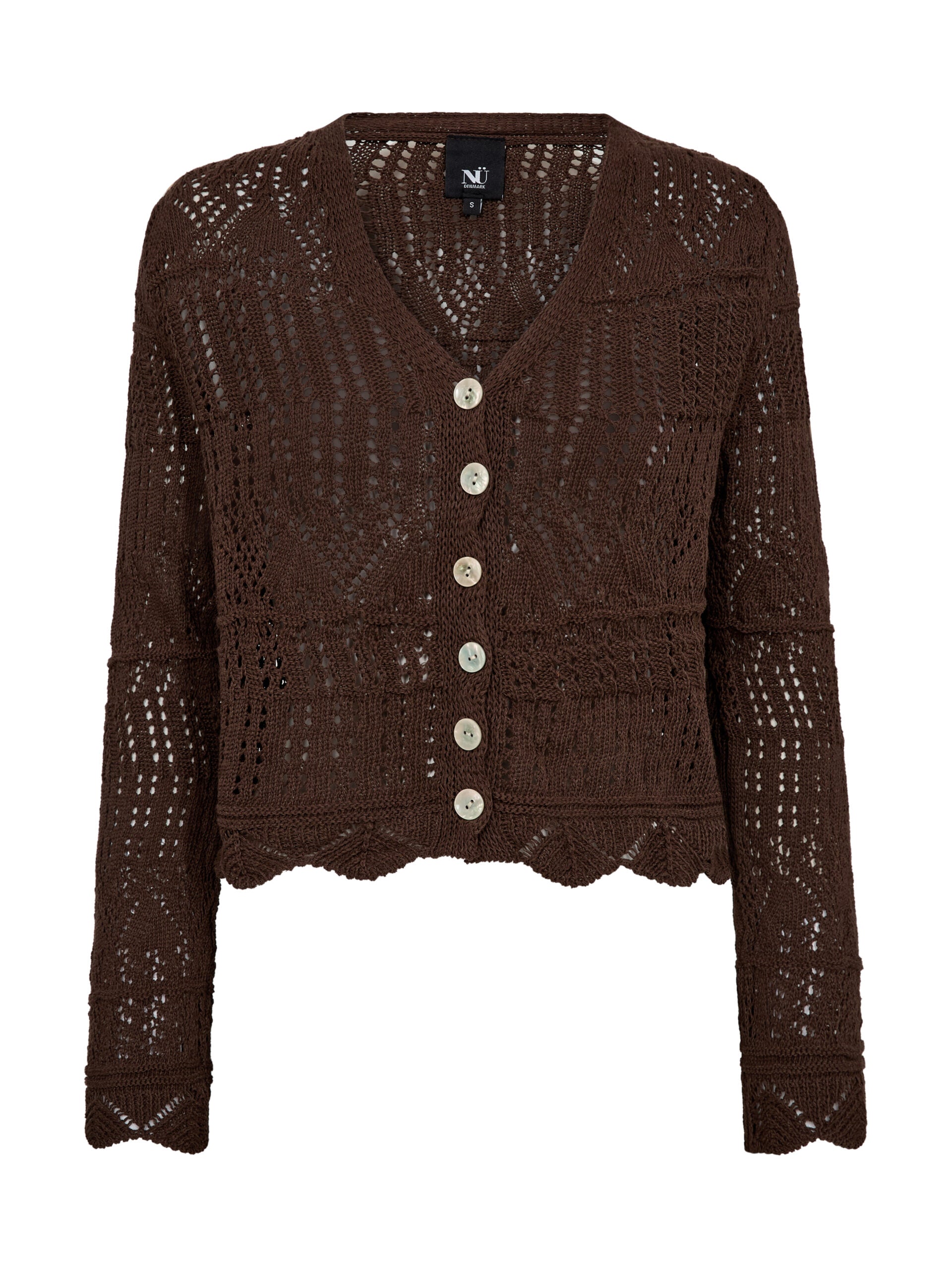 NÜ Aida Cardigan Knit | Dark Brown
