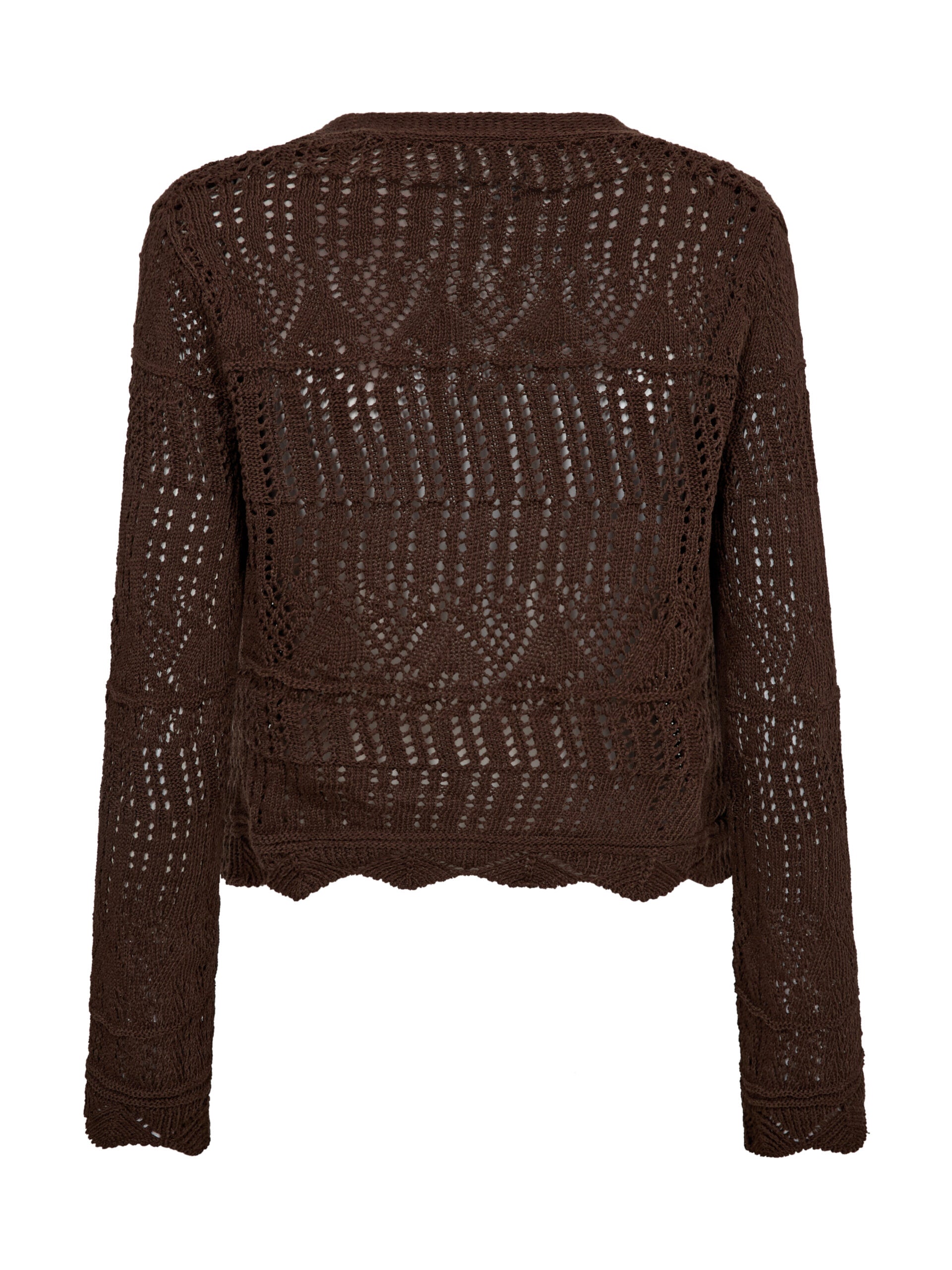 NÜ Aida Cardigan Knit | Dark Brown