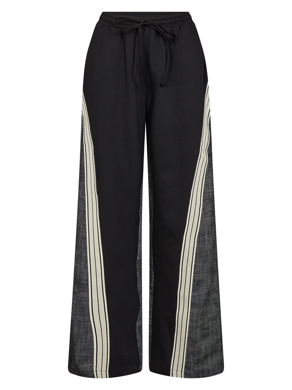bukser med elastik i taljen NÜ Abina Trousers Black mix