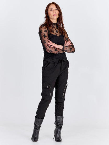 NÜ Cheriese Top L/S | 000 Black