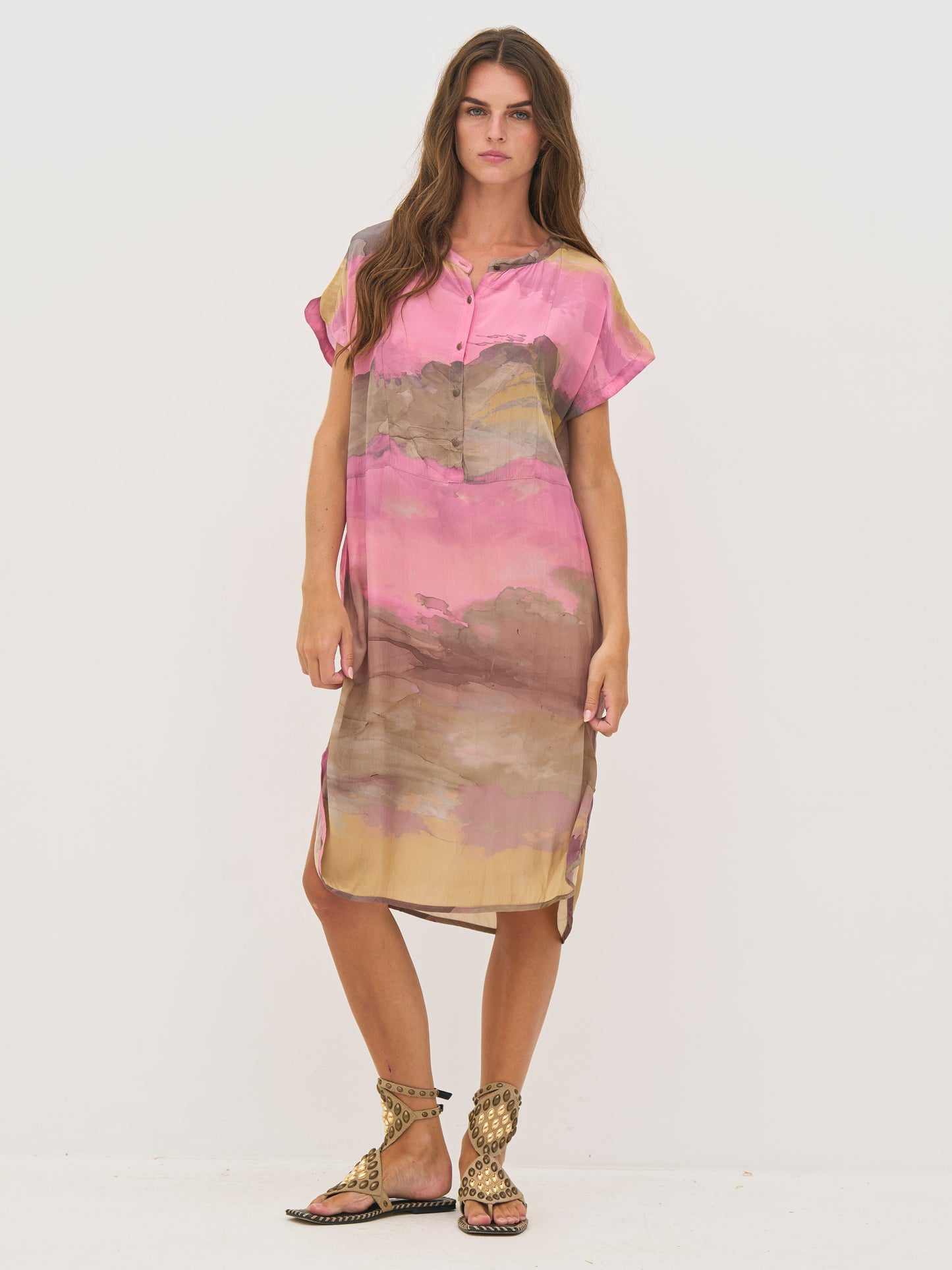 NÜ Dana Tunic Dress - 635 Pink mix