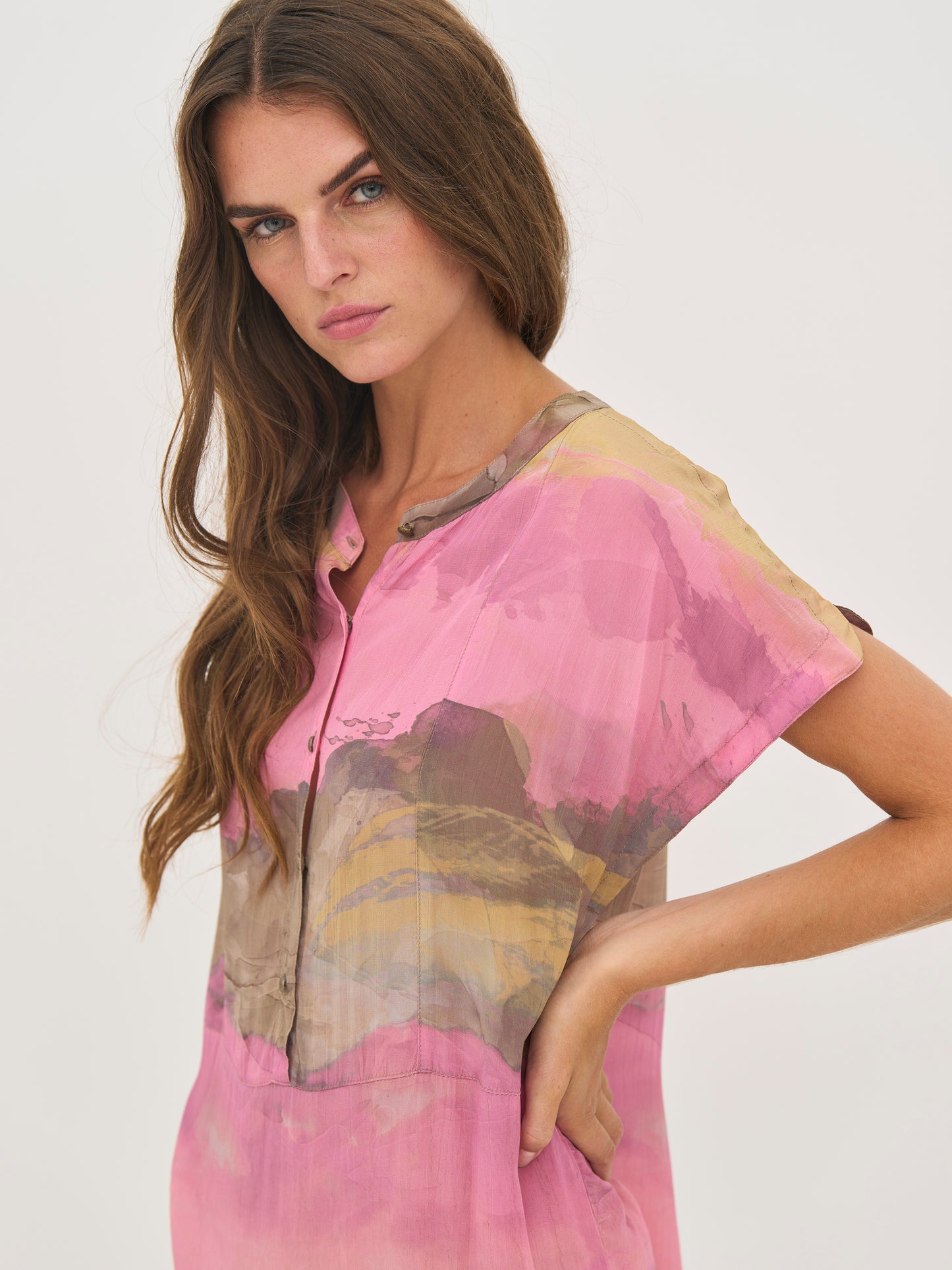 NÜ Dana Tunic Dress - 635 Pink mix