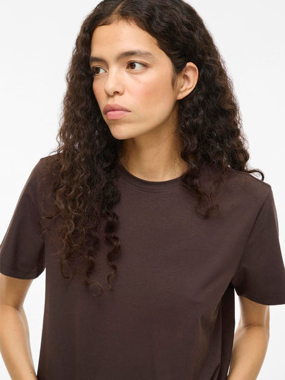 Vila - Vinora - T-shirt - Coffee Bean