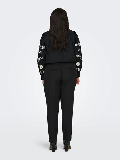 sorte bukser ONLY Carmakoma CARVERONICA-ELLY PANT Black