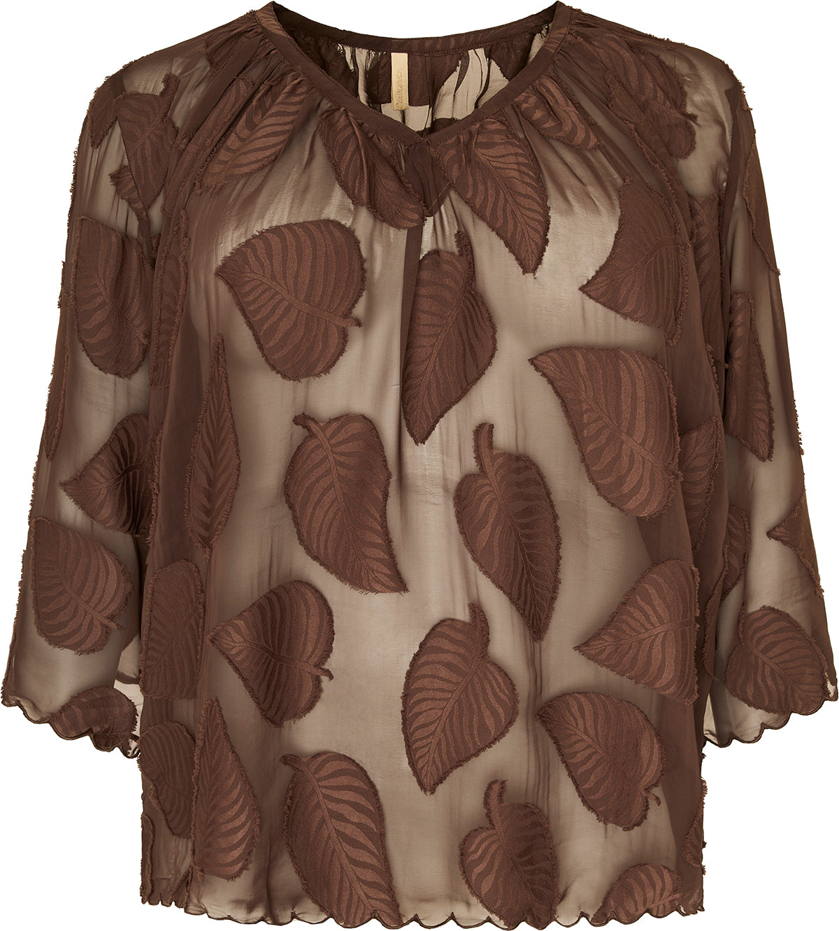 Cassiopeia - Beatrice Blouse - DARK COCOA
