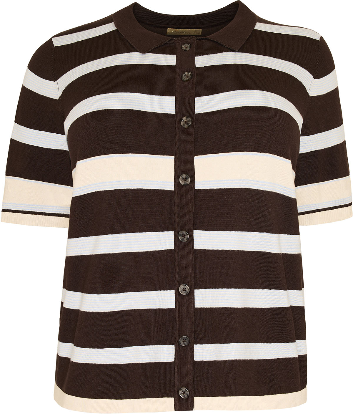 Cassiopeia - Binette Knit Cardigan - BROWN COMBI