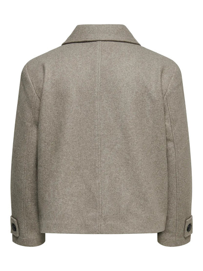 ONLY Carmakoma CARFREJA JACKET  | Mocha Meringue Melange