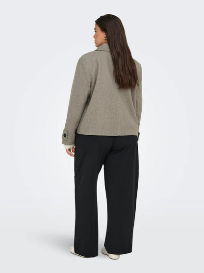 ONLY Carmakoma CARFREJA JACKET  | Mocha Meringue Melange