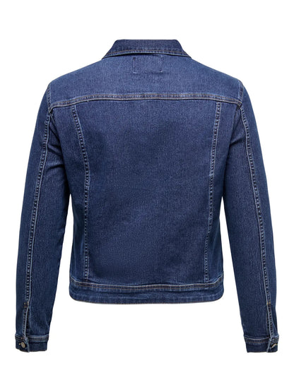 ONLY Carmakoma CARWESPA Denimjakke | Dark Blue Denim