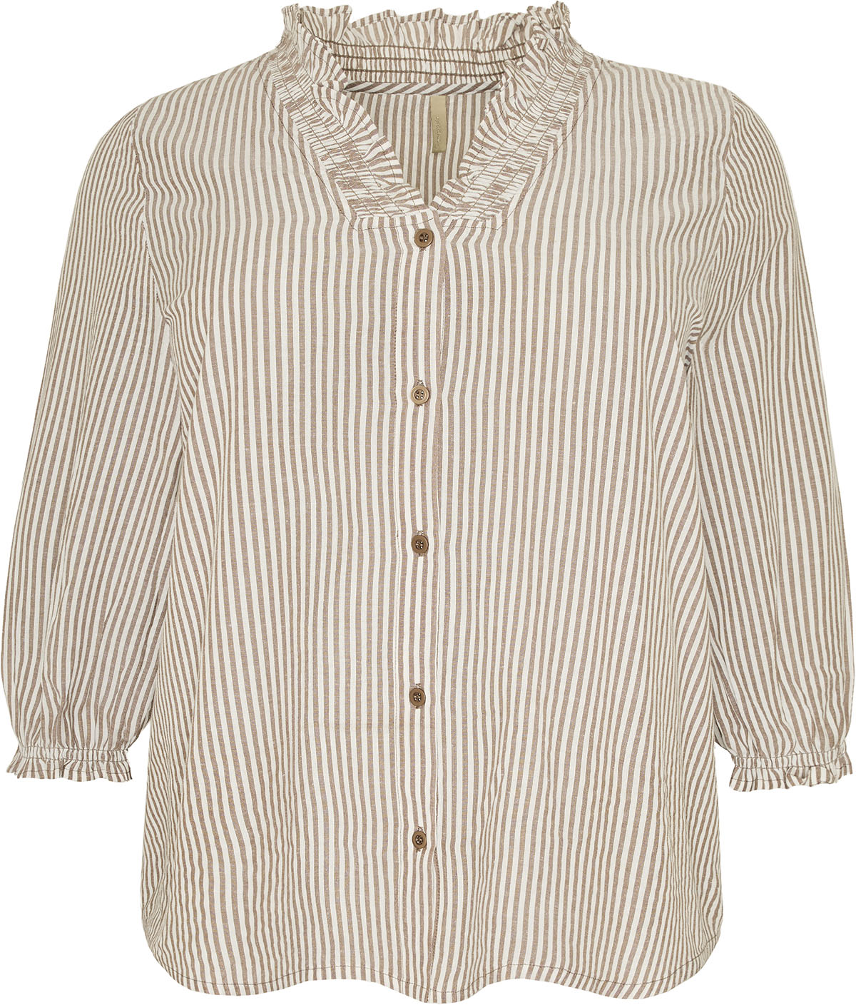 Cassiopeia  CLENETTE SHIRT BROWN COMBI