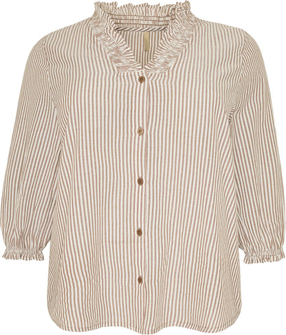 Cassiopeia  CLENETTE SHIRT BROWN COMBI