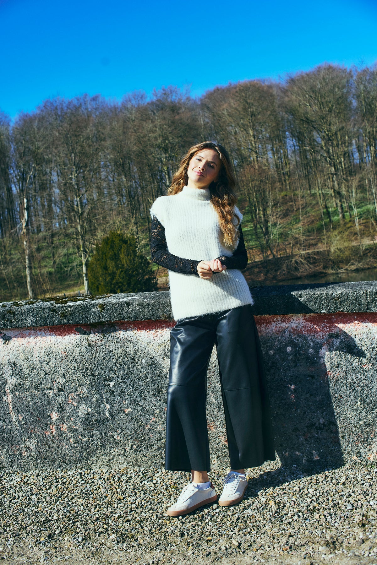 Freequent FQGRSLULU-WAISTCOAT | Moonbeam Melange