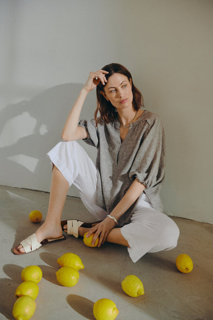 Freequent - FQLAVA-BLOUSE - Morel Melange